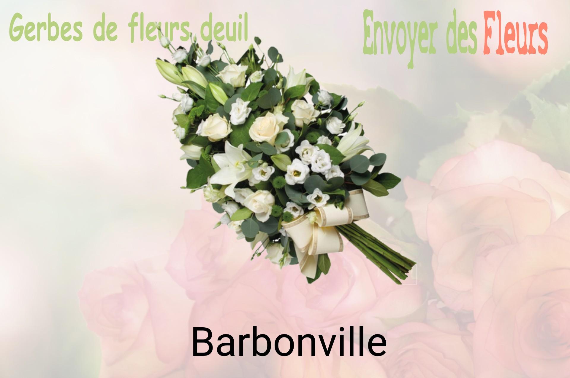 Gerbe de fleurs de deuil livrée à Barbonville